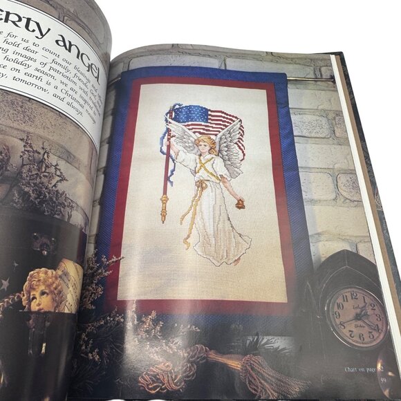 Christmas Portraits Cross-Stitch Pattern Book By Leisure Arts - Picture 7 of 8